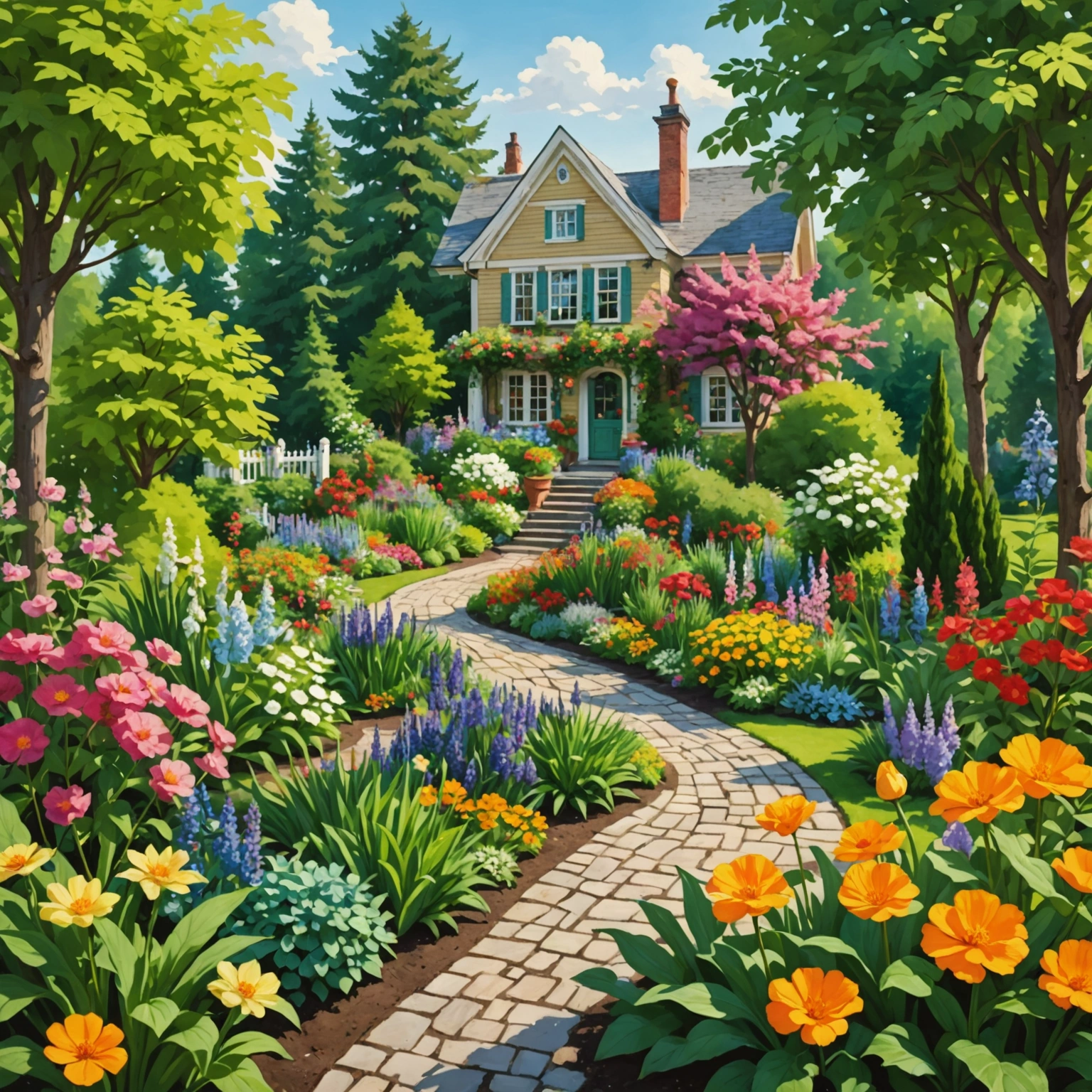 Создайте свой идеальный сад: как культурные растения и цветы преобразят ваш участок