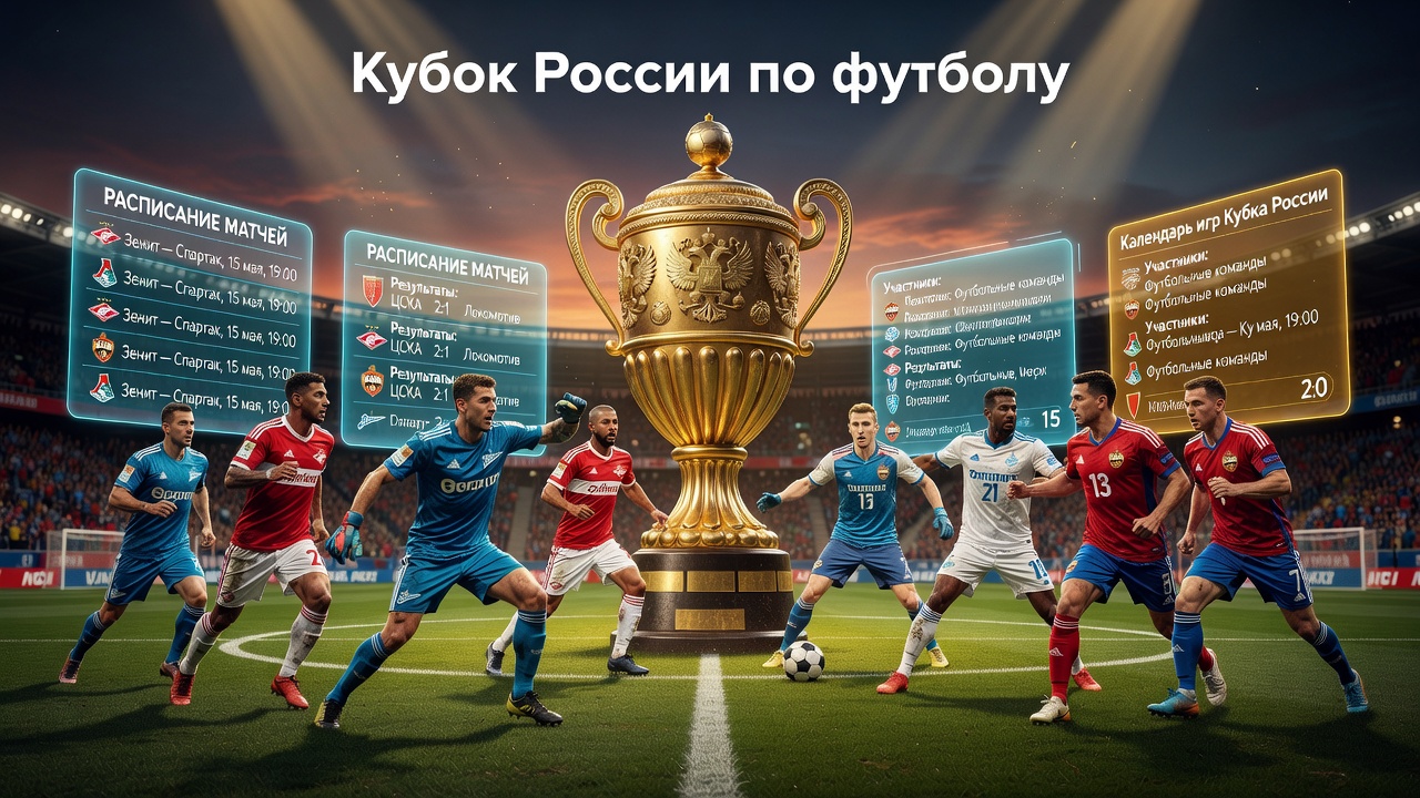 Кубок России по футболу: участники, расписание матчей и результаты команд